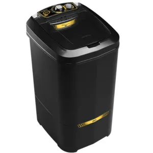Tanquinho Newmaq Plus 20,5kg Semiautomático Turbilhonamento Vertical - Preto - 110 Volts